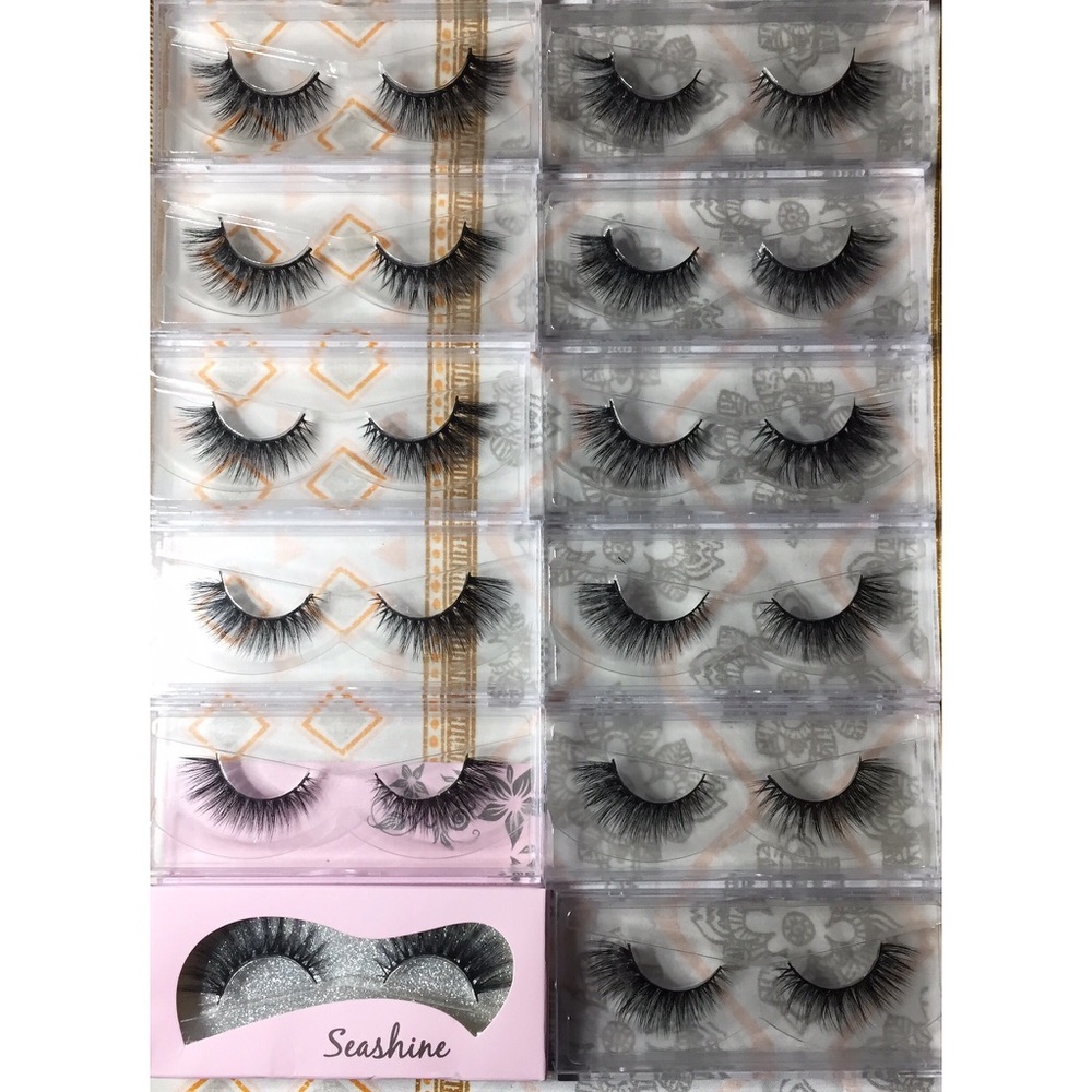 12 pairs false eyelashes